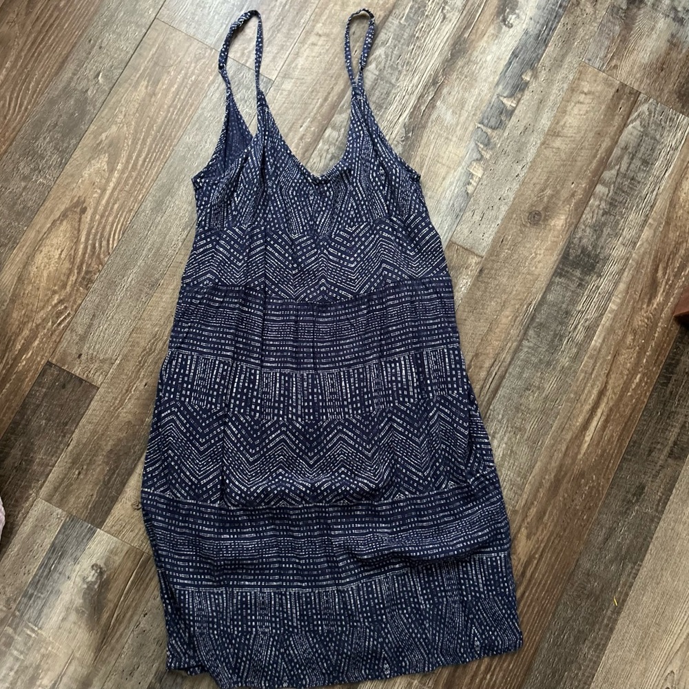 Navy Blue RVCA Nolan Dress